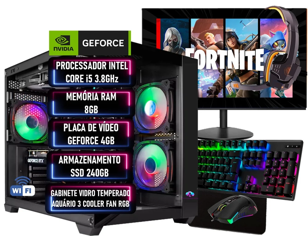 PC Gamer Advancedtech Windows 10 KaBuM