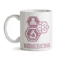 Caneca Biomedicina Feminina Alça E Interior Branca