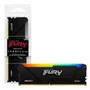 Memória Kingston Fury Beast, 8GB, 3200MHZ, DDR4, RGB, PRETO - KF432C16BB2A/8