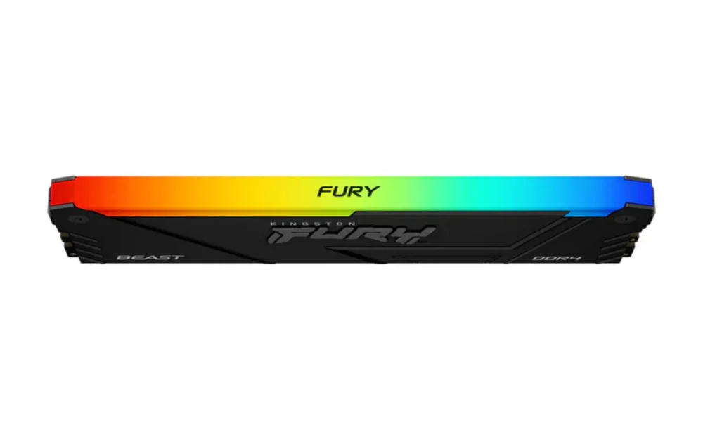 Memória Kingston Fury Beast, 8GB, 3200MHZ, DDR4, RGB, PRETO - KF432C16BB2A/8 Memória Kingston Fury Beast, 8GB, 3200MHZ, DDR4, RGB, PRETO - KF432C16BB2A/8