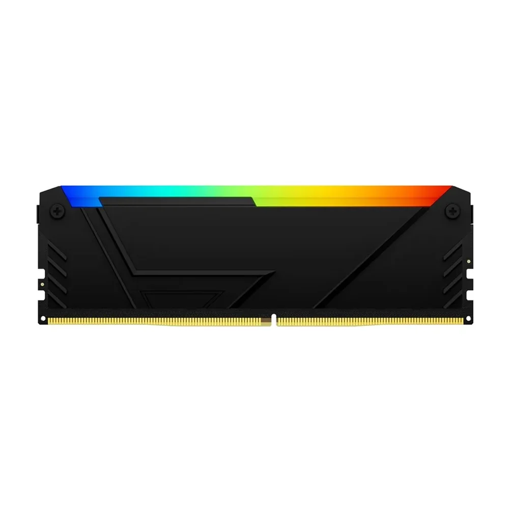 Memória Kingston Fury Beast, 8GB, 3200MHZ, DDR4, RGB, PRETO - KF432C16BB2A/8 Memória Kingston Fury Beast, 8GB, 3200MHZ, DDR4, RGB, PRETO - KF432C16BB2A/8