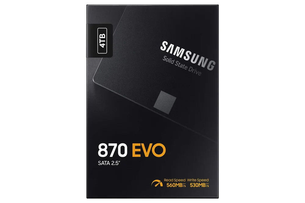 SSD SAMSUNG 870 EVO 4TB MZ77E4T0BAM KaBuM