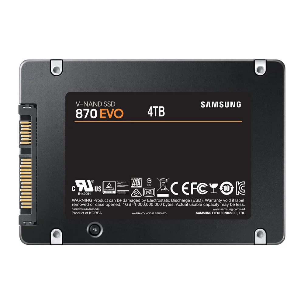 未使用品 SAMSUNG 870 EVO 4TB SATA 2.5インチ SSD SAMSUNG 870 EVO 4TB MZ77E4T0BAM KaBuM
