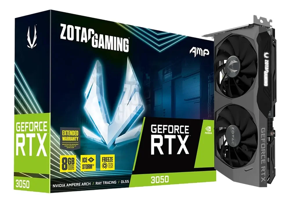 ジャンク　ZOTAC GeForce RTX 3050 8gb Placa De Video RTX 3050 Geforce 8GB GDDR6 KaBuM