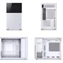 Gabinete Jonsbo D31 Mesh Screen, Branco, ATX Alumínio, Com tela LCD