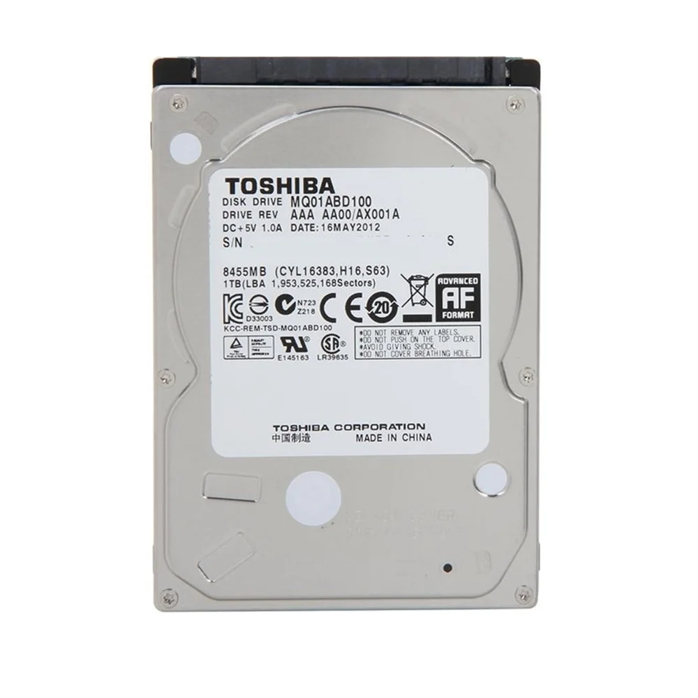 Hd Notebook 1tb Sata 2 8mb 5400rpm 25 KaBuM