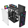 Gabinete Gamer Concórdia Creative, Mid Tower, ARGB, Vidro Frontal Para Escrita, 3 Fans