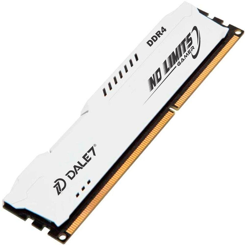 Memória Gamer Dale7 No Limits, 16GB, 2133Mhz, DRR4, Desktop, Branco Memória Gamer Dale7 No Limits, 16GB, 2133Mhz, DRR4, Desktop, Branco