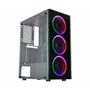 Gabinete Gamer K-mex  Al10, Painel Vidro, 3fan, 120x120mm