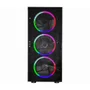 Gabinete Gamer K-mex  Al10, Painel Vidro, 3fan, 120x120mm