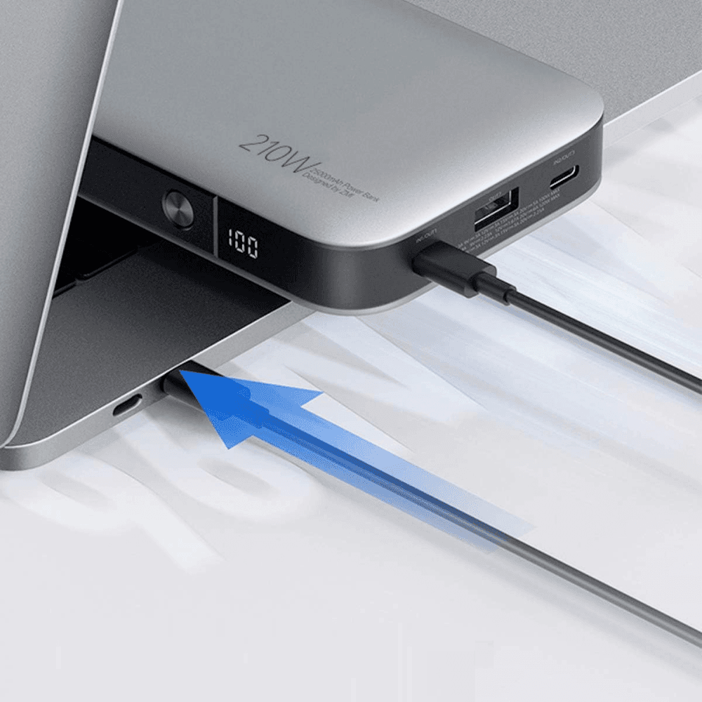 Power Bank Portátil Zmi 25000mah 210w KaBuM