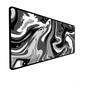 Mouse Pad Gamer Speed Extra Grande Profissional 120x40 - Abstrato Premium Preto E Branco