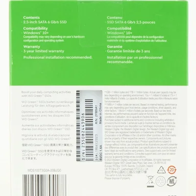 SSD 1tb Western Digital Wd Green Wds100t3g0a