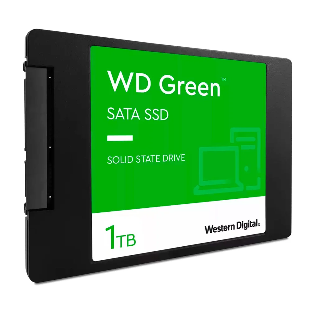 SSD 1tb WD Green, Sata Iii 6 Gb/s, Leitura 545mb/s - Wds100t3g0a - view 3