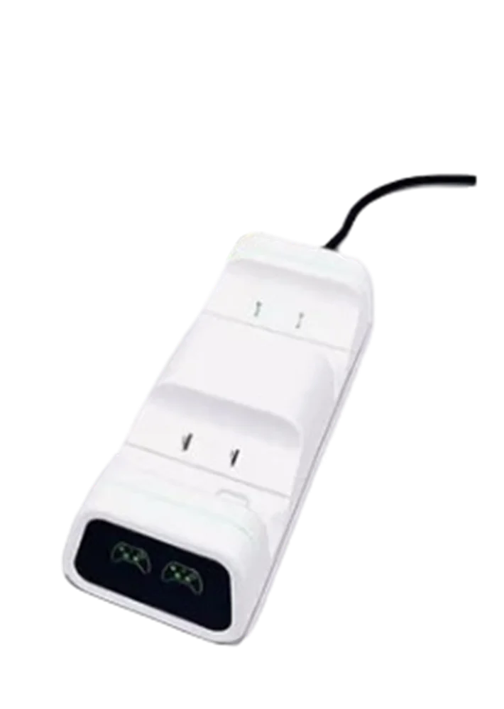 Carregador Base Para Controle Xbox One Series S E X, Branco Carregador Base Para Controle Xbox One Series S E X, Branco