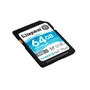 Cartão De Memoria  64gb Sd Cl10 170mb/s Canvas Go Plus Sdg3/64gb Kingston