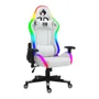 Cadeira Gamer Fox Racer RGB, Com Alto Falante, Branco