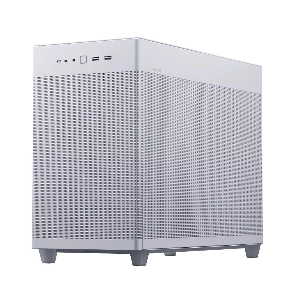Gabinete Asus Ap201 Prime Case Glass Branco, Mid Tower - 90dc00g3-b30010 Gabinete Asus Ap201 Prime Case Glass Branco, Mid Tower - 90dc00g3-b30010
