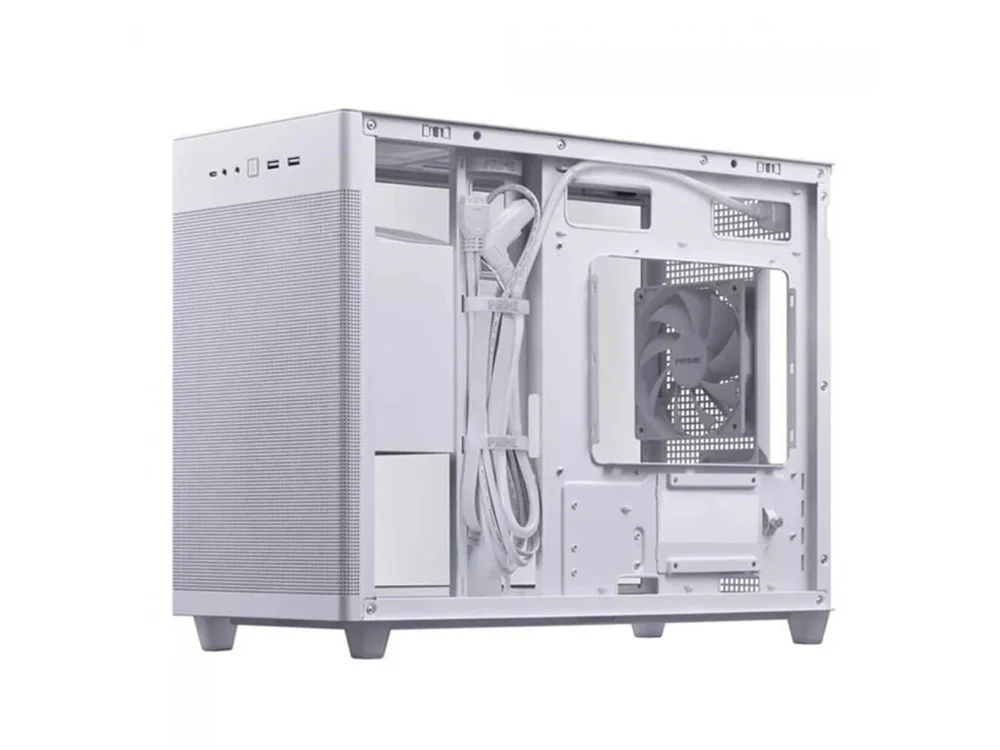 Gabinete Asus Ap201 Prime Case Glass Branco, Mid Tower - 90dc00g3-b30010 Gabinete Asus Ap201 Prime Case Glass Branco, Mid Tower - 90dc00g3-b30010