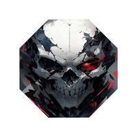 Tapete Gamer Premium Protetor De Piso Quarto Escritório - Caveira