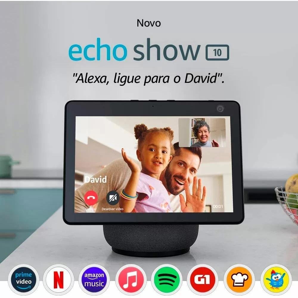 Echo Show 10 Display HD de 101 Com Alexa KaBuM