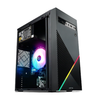 Gabinete Gamer Liketec One Compacto Mini Tower Matx Mini- Itx Com Fita Rgb E Lateral Em Acrílico Fumê Design Minimalista