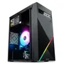 Gabinete Gamer Liketec Basic One V2  Mid Tower Acrilico LED Usb S/fan Preto