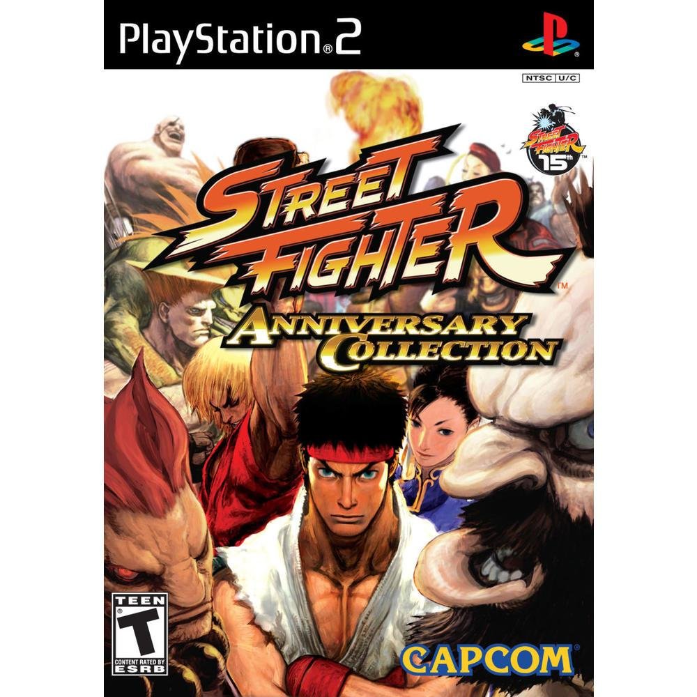 Jogo Street Fighter Anniversary Collection Ps2 Jogo Street Fighter Anniversary Collection Ps2