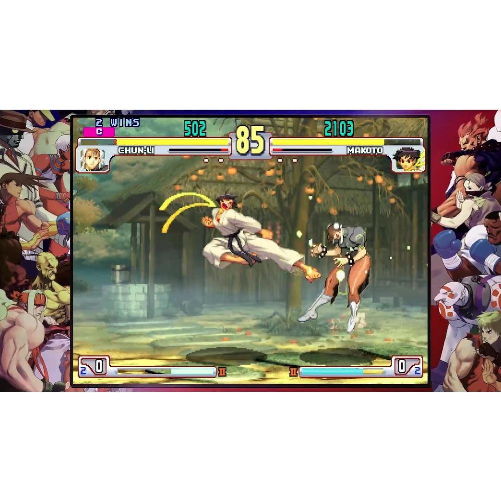 Jogo Street Fighter Anniversary Collection Ps2 Jogo Street Fighter Anniversary Collection Ps2
