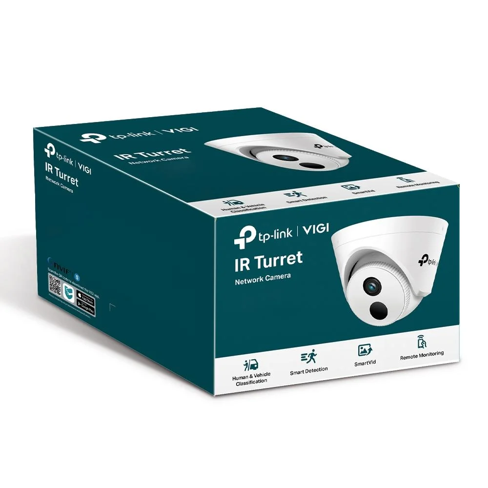 Camera Ip Cftv Poe Dome Interna Turret 3mp C/ Ir Vigi C430i