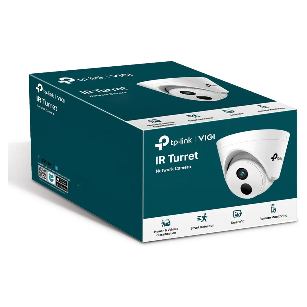 Camera Ip Cftv Poe Dome Interna Turret 3mp C/ Ir Vigi C430i