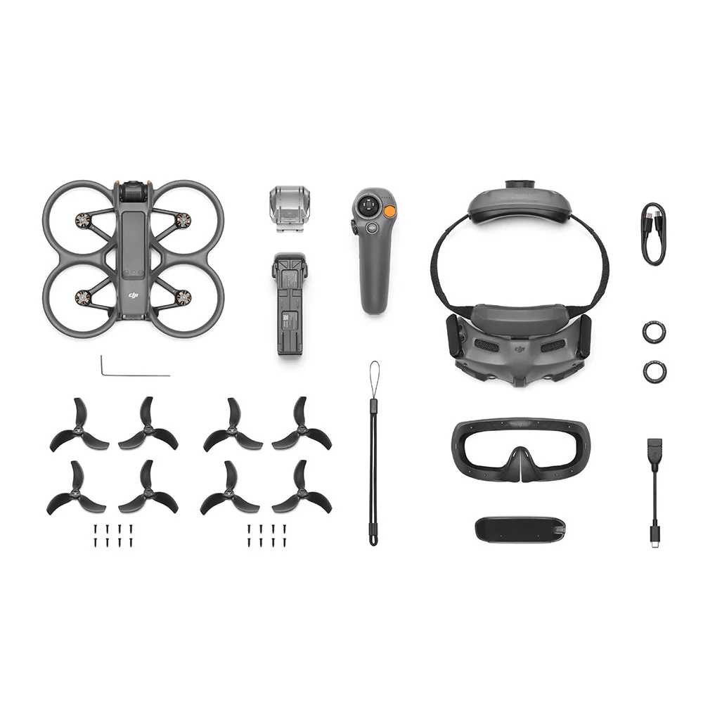 Drone Dji Avata 2 Fly More Kit Até 13 Km Foto 12 Mp Vídeo 4k 1 Bateria - Dji048