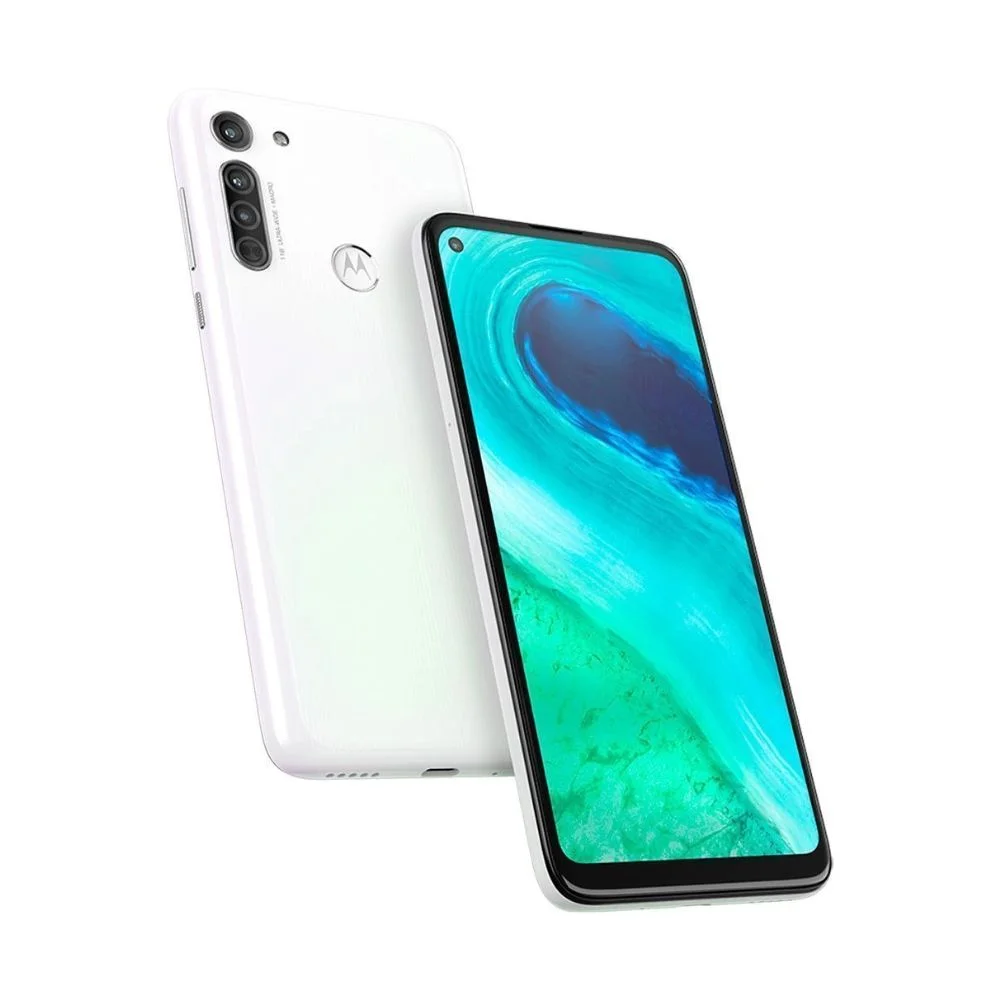 Usado - Smartphone Motorola Moto G8, 4GB RAM, 64GB, Branco - Muito Bom