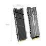 Dissipador Calor Alumínio Thermal Pad SSD Nvme M.2 2280 Jeyi Preto