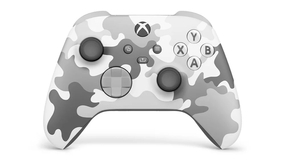 Controle Sem Fio Xbox Series S X e PC Arctic Camo, Edição Especial Controle Sem Fio Xbox Series S X e PC Arctic Camo, Edição Especial