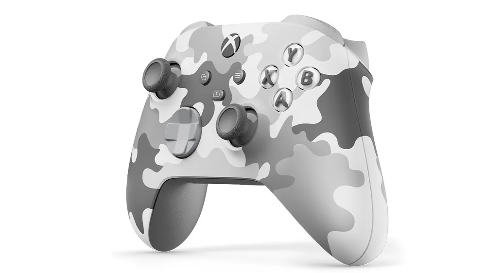 Controle Sem Fio Xbox Series S X e PC Arctic Camo, Edição Especial Controle Sem Fio Xbox Series S X e PC Arctic Camo, Edição Especial
