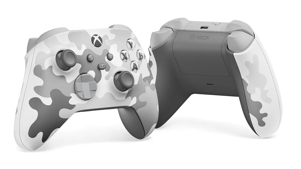Controle Sem Fio Xbox Series S X e PC Arctic Camo, Edição Especial Controle Sem Fio Xbox Series S X e PC Arctic Camo, Edição Especial