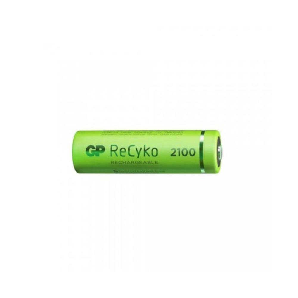 Pilha Recarregavel Gp Recyko, Aa 2100 Mah, Blister - 2 Unidades