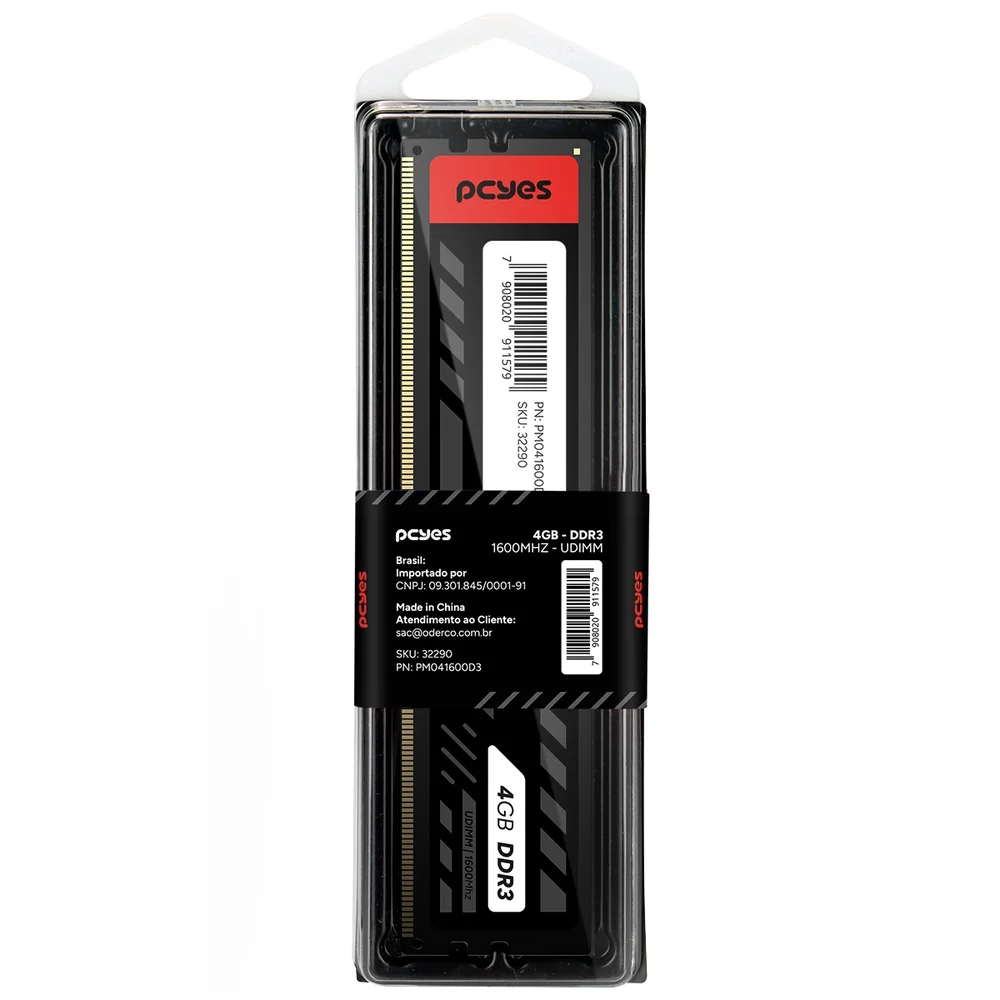Memoria PCyes Udimm 4gb Ddr3 1600mhz - Pm041600d3 Memoria PCyes Udimm 4gb Ddr3 1600mhz - Pm041600d3