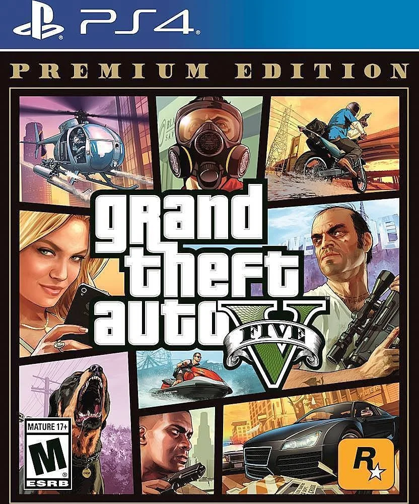 Jogo Grand Theft Auto V, Premium Edition (Gta V) - Ps4 Jogo Grand Theft Auto V, Premium Edition (Gta V) - Ps4