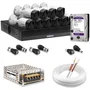 Kit 10 Câmeras De Segurança Intelbras Hd 720p Com Dvr Mhdx 1016-c Full Hd L Com HD 4TB Purple | Completo 100% Intelbras