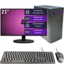 PC Office DreamComputers Completo Intel Core i7, 16GB RAM, SSD 512GB, Windows 10 Pro Trial + Monitor 21"+ Mouse e Teclado