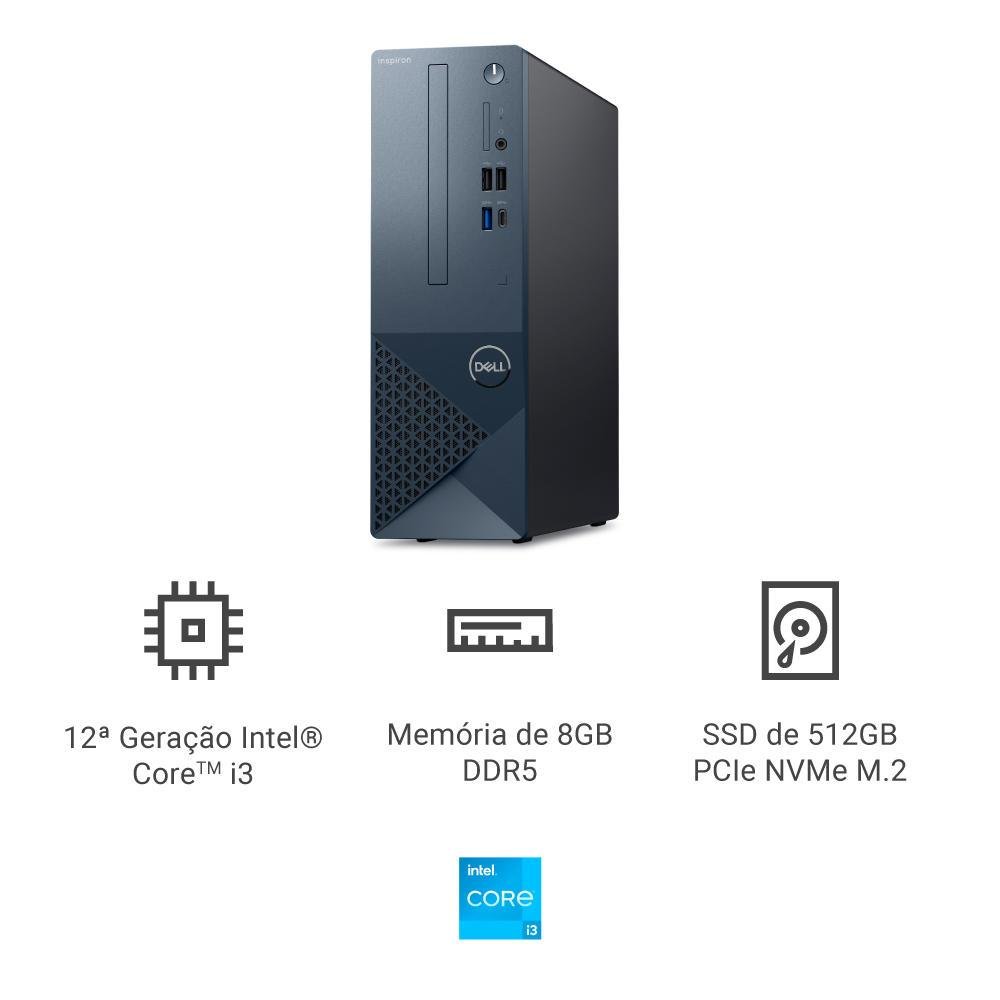 Windowsデスクトップ Dell Inspiron 3030S i3 8G 512G 1TB Win11 Computador Dell Inspiron Small Desktop 3030s