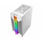 Gabinete Gamer K-mex Bifrost 6 Cg-w1a9 LED RGB, ATX,  Lateral Em Vidro Temperado, Branco