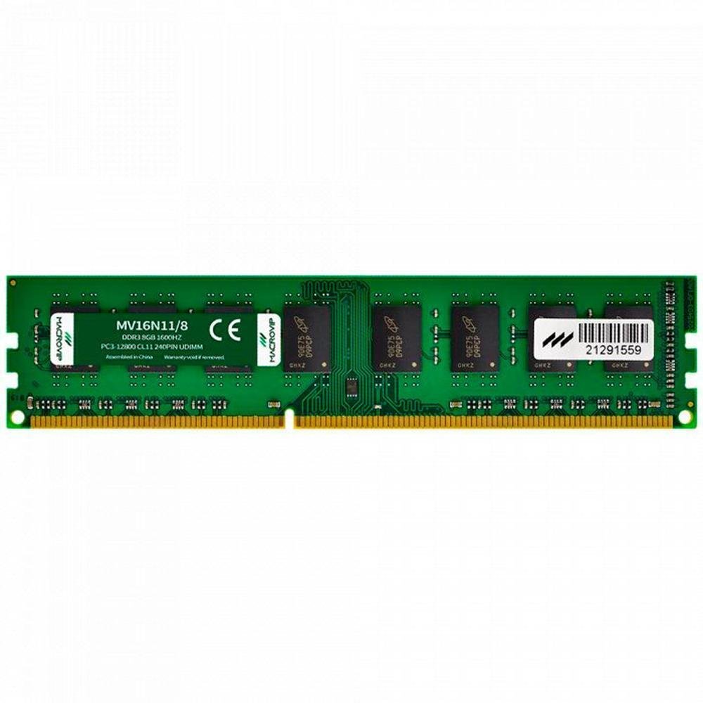 Memória Ram Para Desktop Macrovip, 8GB, 1600MHz, DDR3 Memória Ram Para Desktop Macrovip, 8GB, 1600MHz, DDR3