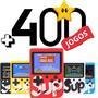 Mini Super Vídeo Game Portátil, 400 Jogos, Cabo Av