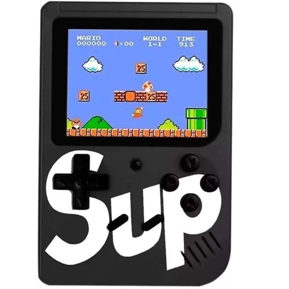 Mini Super Vídeo Game Portátil, 400 Jogos, Cabo Av