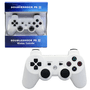 Kit 2 Controle Playstation 3 Ps3 Sem Fio Branco Dual Shock