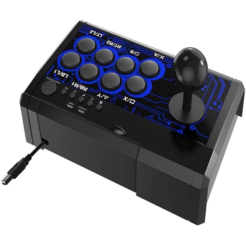Controle Arcade Figth P/ Ps4 XBOX One Ps Switch PC Cor Preto Controle Arcade Figth P/ Ps4 XBOX One Ps Switch PC Cor Preto