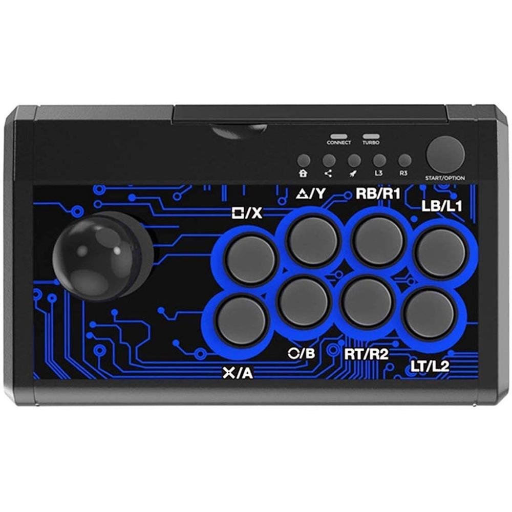 Controle Arcade Figth P/ Ps4 XBOX One Ps Switch PC Cor Preto Controle Arcade Figth P/ Ps4 XBOX One Ps Switch PC Cor Preto